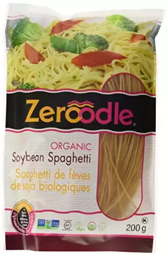 LIVIVA by Zeroodle Organic Soybean Spaghetti 7 oz (Pack of 6)