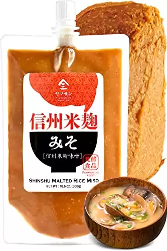 Miso Paste Malted Rice, Naturally Fermented in Shinshu Nagano Japan, Non-GMO, No MSG